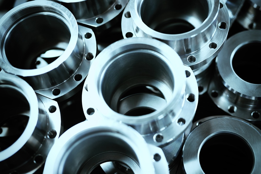 Gedrehte Metallteile aus der CNC-Fertigung